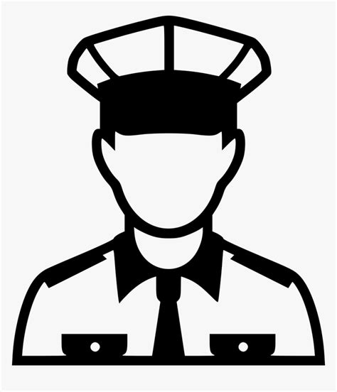 Police Party Policeman Clip Art Png Black And White Comp Download