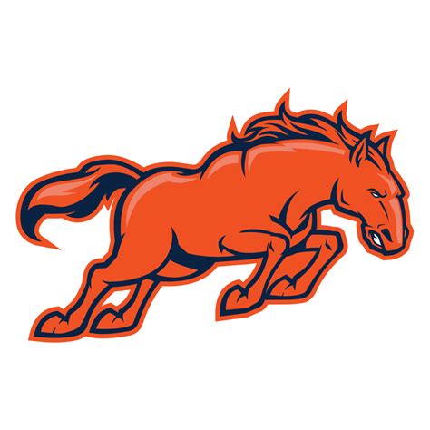 Starting with 1997, denver broncos made a radical change to their logo. Denver Broncos Logo Clipart at GetDrawings | Free download
