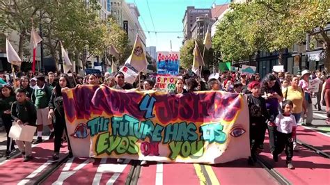 Students Activists March To Demand Climate Action