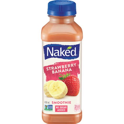 Naked Strawberry Banana Fruit Smoothie Ml Instacart