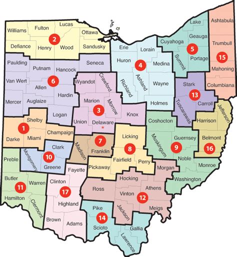 Columbus Area School District Map