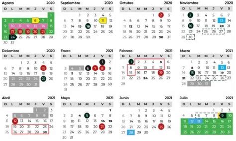 Calendario Escolar 2021 A 2022 Preparatoria Carmes Educación