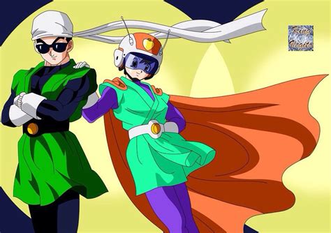 the great saiyaman gohan and saiyagirl videl anime dragon ball dragon ball art dragon ball z