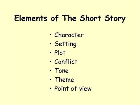 The Short Story Grade 7 La Blue Mrs