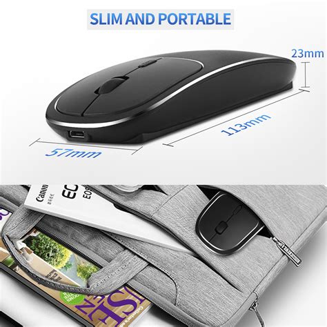 Fruitful Wireless Bluetooth 24ghz Mouse Rechargeable Silent Dual Mode