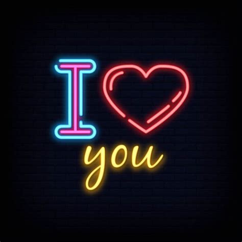 I Love You Neon Sign Text Neon Signs Neon Signs Quotes Neon Quotes