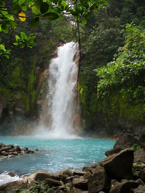 Rio Celeste Waterfall Costa Rica Dream Vacation Spots
