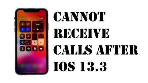 How To Fix Iphone 11 Call Problems Phone Not Receiving Calls Youtube