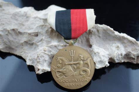 World War Ii Navy Occupation Service Medal Service Medal Of Etsy