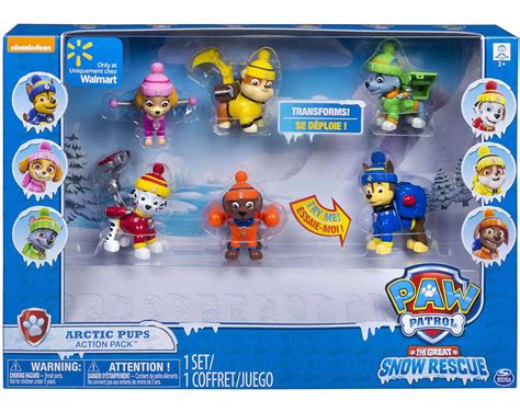 Paw Patrol Chase Marshall Rocky Skye Zuma Rubble Mini Figure Pack