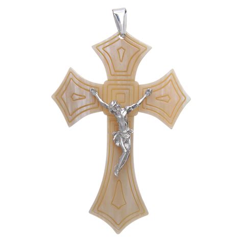 Episcopal Cross In White Rhodium 925 Sterling Silver And Online Sales