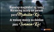 Tagalog love quotes, Someone special quotes, Sweet love words