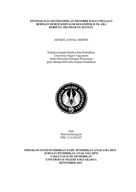 Contoh Proposal Ptk Paud Pengembangan Motorik – Berbagai Contoh