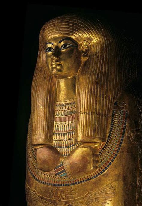 Gilded Coffin Of Tjuya Kv 46 Valley Of The Kings Reign Of Amenhotep Ancient Egypt Pyramids