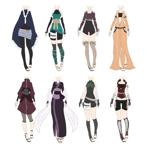 Naruto Outfit Adoptables 6 Closed By Xnoakix3 Art