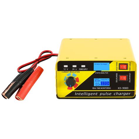 Buy Car Battery Charger 12v24v 20a Automatic Smart Charger Monitor