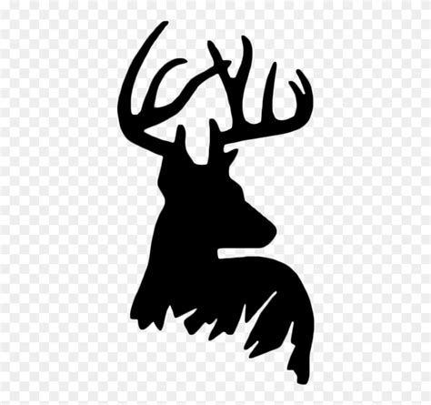 Deer Silhouette Printable Deer Silhouette Art Reindeer Silhouette