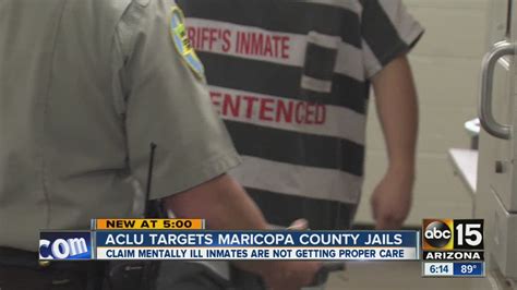 aclu targets maricopa county jails youtube