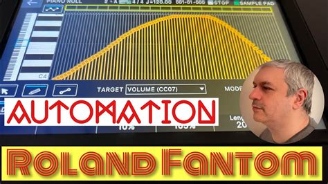 Roland Fantom 0060708 Demo Tutorial 13 Piano Roll Automation