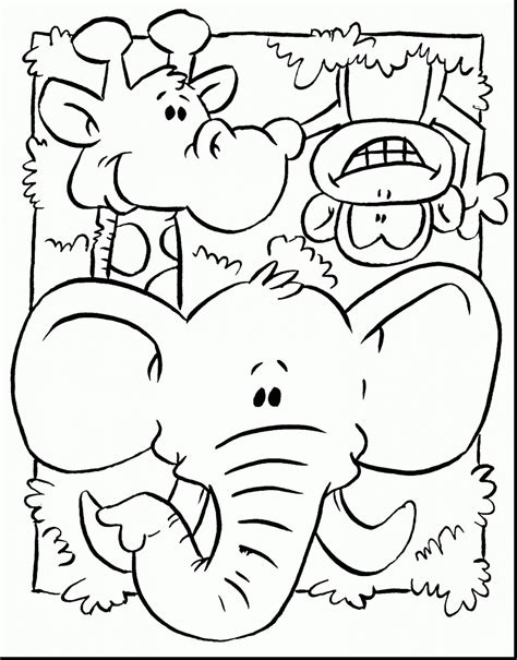 Zoo Coloring Page ~ Coloring Print