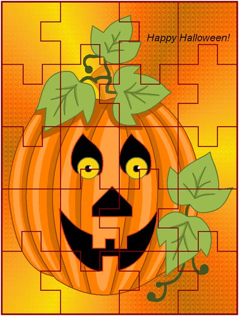 Free Printable Halloween Jigsaw Puzzles Holidays At Kid Scraps