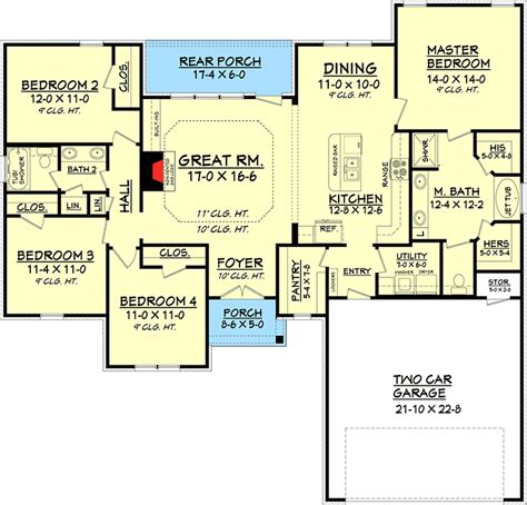Efficient 4 Bedroom House Plan 11788hz Architectural Designs