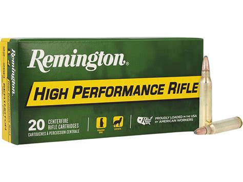 Remington High Performance Rifle Ammo Remington Grain Pointed