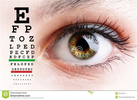 Eye Test Stock Photo Image 45724724