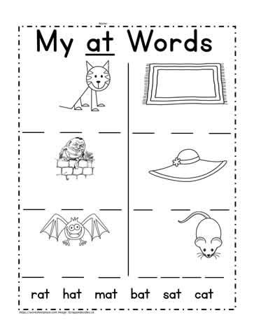 word family worksheet worksheets