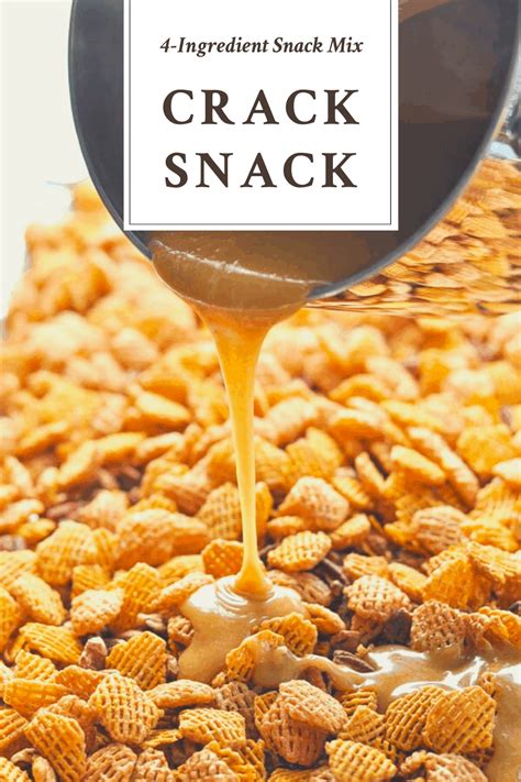 Crack Snack 4 Ingredient Snack Mix The Seasoned Mom