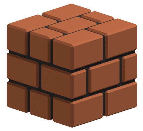 Image Brick Block 3dpng Mariowiki Fandom Powered By Wikia
