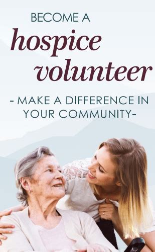 Learn About Becoming A Hospice Volunteer High Peaks Hospice