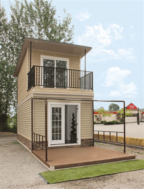 Two Eagle 2 Story Tiny House Exterior Design Ideas Ti