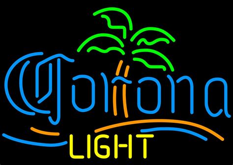 Corona Light Palm Tree Neon Sign Neon