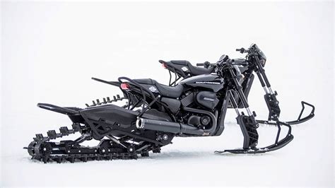 Harley Davidson Hits The Slopes With Street Rod Snow Bikes