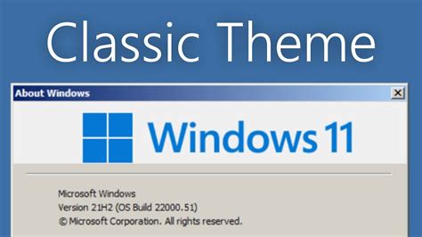 Windows 11 With Classic Theme Youtube
