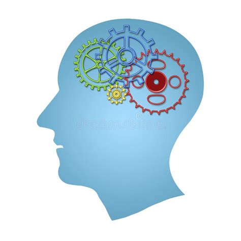 Brain Head Communications Networking Stock Illustration Illustration