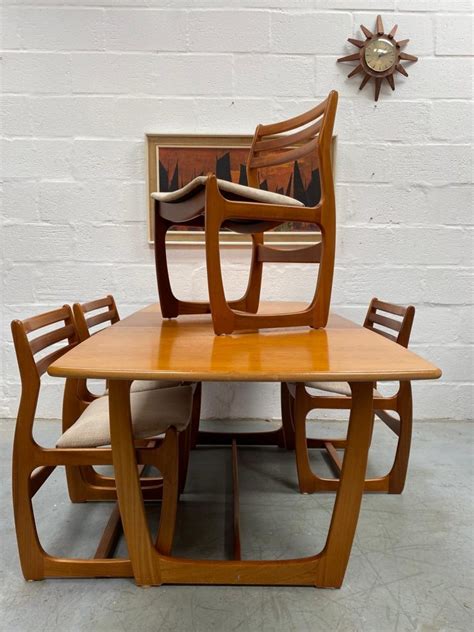 Dining room tables the dining table is for sharing meals and being together with your family and friends. Retro Vintage PORTWOOD Dining Table & 4 Chairs