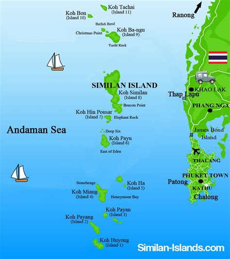 Koh Similan Island Number 8 Largest Island With Stunning Views And