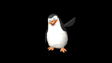3d Model Of Private From Penguins Of Madagascar By M4r3k0001 On Deviantart