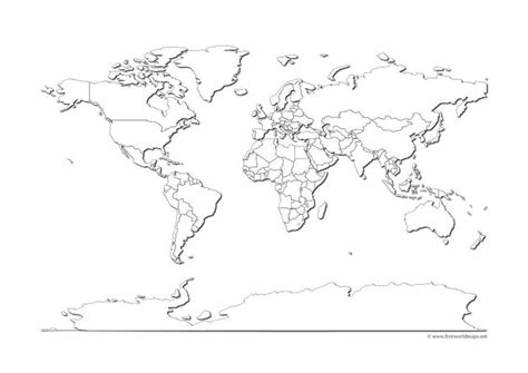 Free Pdf World Maps World Map Printable World Political Map