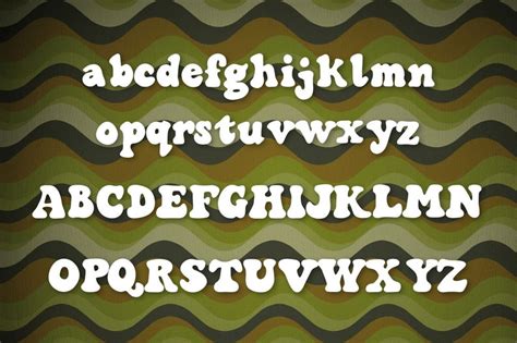 70s Font Seventies Font Groovy Font Fonts For Cricut Etsy
