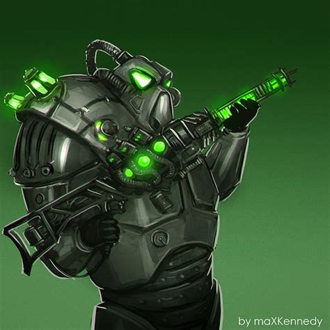 Fallout The Enclave Soldier By Maxkennedy Fallout Art Fallout