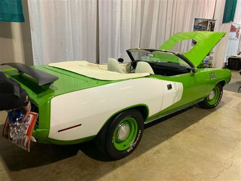 1971 Sassy Grass Green 340 Four Speed Cuda Convertible Classic Plymouth Barracuda 1971 For Sale