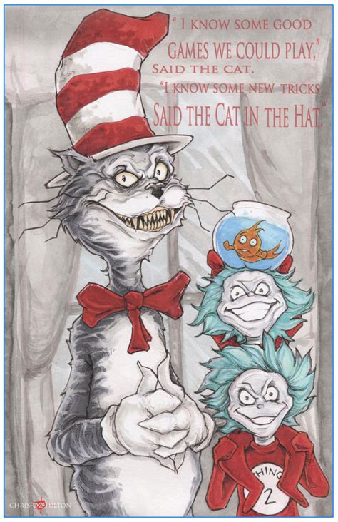 Dr Seuss The Cat In The Hat By Chrisozfulton On Deviantart Trippy