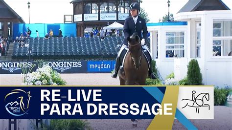 Re Live Para Dressage Grade V Individual Fei World Equestrian Games