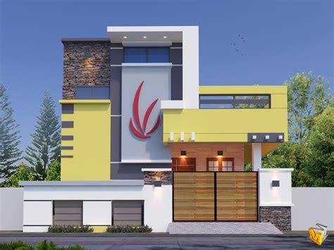 Single Floor Home Tower Tower Elevation Design For House New