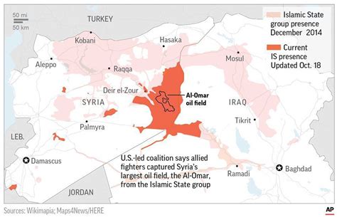 Us Backed Forces Take Syria S Largest Oil Field From Is