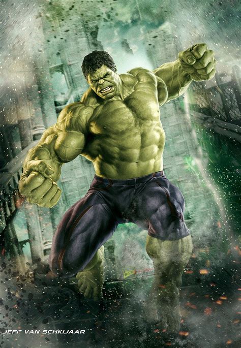 Hulk Avengers Age Of Ultron Fanart Poster Incrível Hulk Hulk