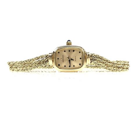 Lot Vintage 14k Gold Movado Womens Quartz Watch